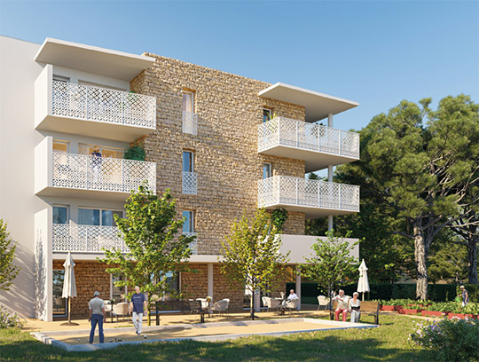 ACHETER UN APPARTEMENT EN RESIDENCE SENIOR A LATTES - Sud MONTPELLIER